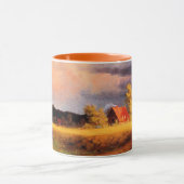 アルバート絵画・ビエルシュタットのバイエルランドスケープ マグカップ (中央)