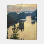 アルバート・エーデルフェルト – カウコラ・リッジアットサンセット セラミックオーナメント (左)