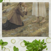 アルバート・エーデルフェルト – キリストとマリア・マグダレネ キッチンタオル (折り畳み)