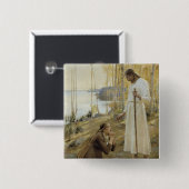 アルバート・エーデルフェルト – キリストとマリア・マグダレネ 缶バッジ (正面&裏面)