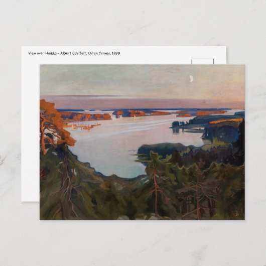 アルバート・エーデルフェルト – ハイコーの景色 ポストカード (正面/裏面)