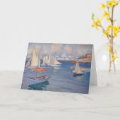 アルバート・エーデルフェルト – ヘルシンキの港 カード (黄色い花)