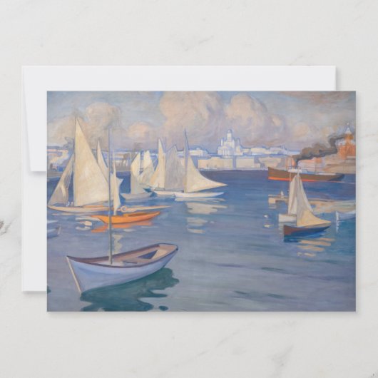 アルバート・エーデルフェルト – ヘルシンキの港 サンキューカード (正面)