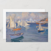 アルバート・エーデルフェルト – ヘルシンキの港 サンキューカード (正面/裏面)