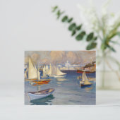 アルバート・エーデルフェルト・ヘルシンキの港 ポストカード (スタンド正面)