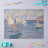 アルバート・エーデルフェルト – ヘルシンキの港 薄葉紙 (クラフト)