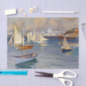 アルバート・エーデルフェルト・ヘルシンキの港 薄葉紙 (クラフト)