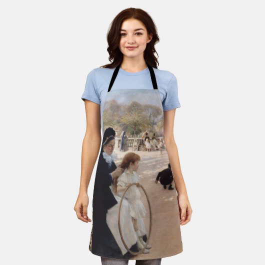 アルバート・エーデルフェルト – ルクセンブルク庭園，パリ エプロン (着用した状態)