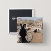 アルバート・エーデルフェルト – ルクセンブルク庭園,パリ 缶バッジ (正面&裏面)