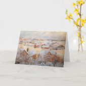 アルバート・エーデルフェルト – 12月の日 カード (黄色い花)