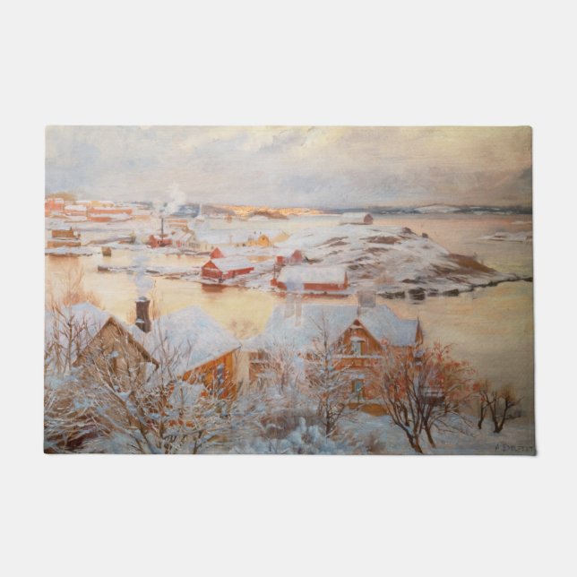 アルバート・エーデルフェルト – 12月の日 ドアマット (正面)