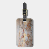 アルバート・エーデルフェルト – 12月の日 ラゲッジタグ (正面縦)