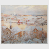 アルバート・エーデルフェルト – 12月の日 ラッピングペーパー (フラット)