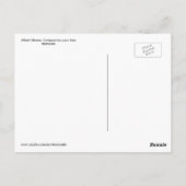 アルバート・グリゼス曲がジャズアートヴィンテージ ポストカード (裏面)