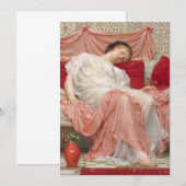 アルバート・ジョセフ・ムーアによるジャスミン、ビクトリア時代の美術 (正面/裏面)