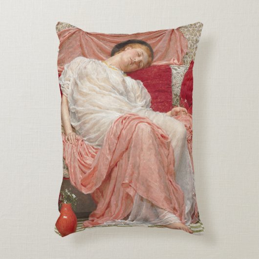 アルバート・ジョセフ・ムーアによるジャスミン、ビクトリア時代の美術 アクセントクッション (正面(垂直))