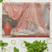 アルバート・ジョセフ・ムーアによるジャスミン、ヴィクトリア時代の美術 キッチンタオル (折り畳み)