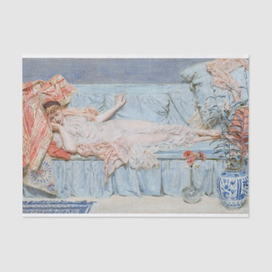 アルバート・ジョゼフ・ムーア |ユリ（1866年） 薄葉紙 (正面)