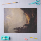 アルバート·ビアシュタット『マッターホーン』1850デコパージュ 薄葉紙 (クラフト)