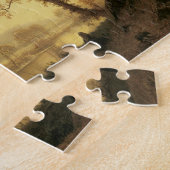 アルバート・ビアスタットによる『サンライズ, ヨセミテ・ヴァレー』 ジグソーパズル (側面)