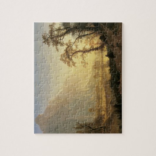 アルバート・ビアスタットによる『サンライズ, ヨセミテ・ヴァレー』 ジグソーパズル (縦)