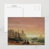 アルバート・ビアスタットの『ザ・フィッシング・フリート』 ポストカード (正面/裏面)