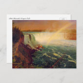 アルバート・ビアスタット、ナイアガラ・フォールズ ポストカード (正面/裏面)