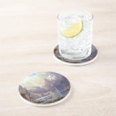 アルバート・ビアースタットによるタホ湖のヴィンテージ風景 コースター (側面)