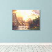 アルバート・ビエルシュタットがシエラネバダの間に キャンバスプリント (インサイチュ (ウッドフロア))