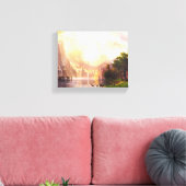 アルバート・ビエルシュタットがシエラネバダの間に キャンバスプリント (インサイチュ (リビング))