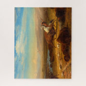 アルバート・ビエルシュタットによるバッファローの最後 ジグソーパズル (縦)