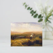 アルバート・ビエルシュタットによるバッファローの最後（1888年） ポストカード (スタンド正面)