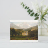 アルバート・ビエルシュタットのロッキー山脈、ランダーのピーク ポストカード (スタンド正面)