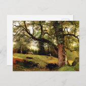 アルバート・ビエルシュタットの木々を抜ける道 ポストカード (正面/裏面)