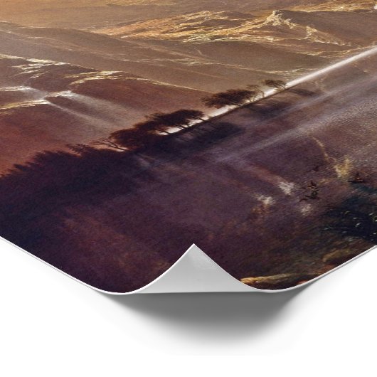 アルバート・ビエルシュタットの「シエラネバダの中に」 ポスター (角)