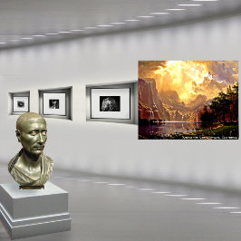 アルバート・ビエルシュタットの「シエラネバダの中に」 ポスター