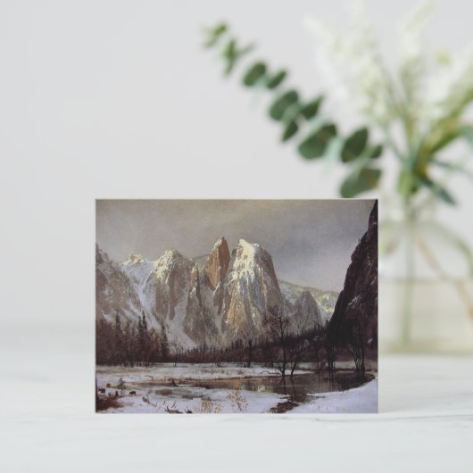 アルバート・ビエルシュタット付き絵画はがき ポストカード (スタンド正面)