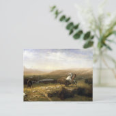 アルバート・ビエルシュタット水牛の最後 ポストカード (スタンド正面)