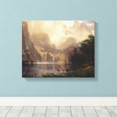 アルバート・ビエルシュタット – シエラネバダの間 キャンバスプリント (インサイチュ (ウッドフロア))