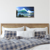 アルバート・ビエルシュタット – ターコイズ海の海岸 キャンバスプリント (インサイチュ (寝室))