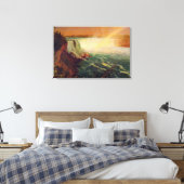 アルバート・ビエルシュタット、ナイアガラ滝。 キャンバスプリント (インサイチュ (寝室))