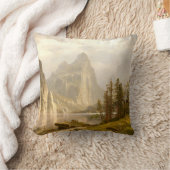アルバート・ビエルシュタット・メルセド・リバー・ヨセミテ・バレー クッション (ブランケット)