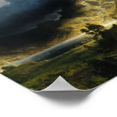 アルバート・ビエルシュタット – ロッキー山脈の嵐 ポスター (角)