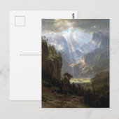 アルバート・ビエルシュタット・ロッキー山脈、ランダーのピーク ポストカード (正面/裏面)