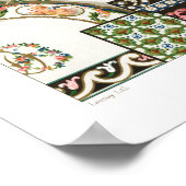 アルバート・ラシネットによる18世紀のパターン ポスター (角)