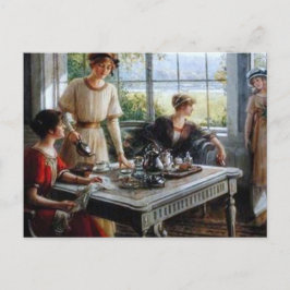 アルバート・リンチ・ベル・エポの女の子と女の子 ポストカード