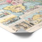 アルバート・ロビダ・ヌーヴェル・カルト・ド・ヨーロッパ ポスター (角)