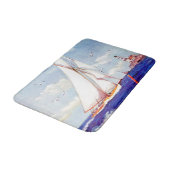 アルバート・B・マークスによる灯台の帆走 バスマット (アングル)