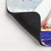 アルバート・B・マークスによる灯台の帆走 マウスパッド (コーナー)