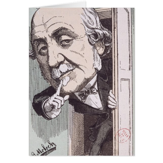 アルバート、Duc de Broglieの風刺漫画 (正面)